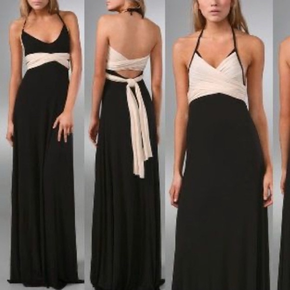 Rachel Pally Convertible Backless Halter Dress Gown - Picture 1 of 5